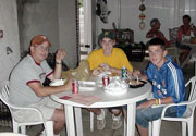 Leave us alone, we're eating!